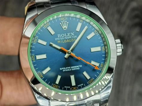 replica rolex milgauss movimento mynota originale|rolex milgauss green crystal rep.